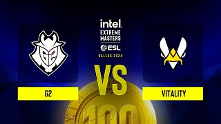 G2 vs Vitality  IEM Dallas 2024  Group A [upl. by Illehs359]