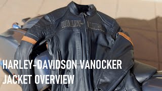 HD Vanocker Triple Vented Leather Jacket Overview [upl. by Skippy198]