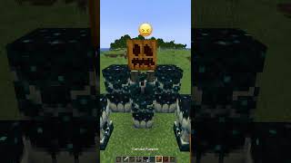 Powering Mutant Warden vs Cool Emoji Reaction shorts meme minecraft [upl. by Pantin84]