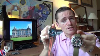 The Best Mid Range Swiss Automatic Diver Duel  Glycine Combat Sub Vs Squale 1521 [upl. by Edmon]