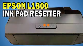 Epson L1800 Resetter  Epson L1800 adjustment program Free Download [upl. by Abrahams]