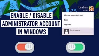 How to enable and disable the Administrator account in Windows 81  Windows 8 [upl. by Solana]