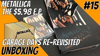 Unboxing 15 Metallica The 598 EP Garage Days ReRevisited Longbox CD amp cassette [upl. by Elum]