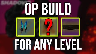 The BEST BUILD For ANY LEVEL  ROBLOX Shadovis RPG [upl. by Ddat]