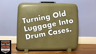 How To DIY Snare Case Turning Old Luggage Into Drum Cases [upl. by Elleina]