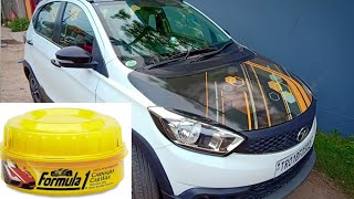 Formula 1 Carnauba Paste Wax review on Tata Tiago NRG [upl. by Alake]