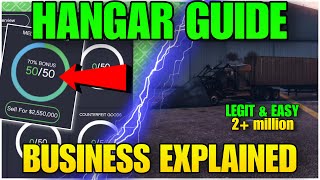 COMPLETE HANGAR MONEY GUIDE Updated 2024 GTAV ONLINE [upl. by Castorina]