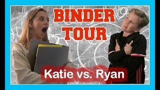 SCHOOL BINDER 📔 TOUR  WHICH BINDERS BETTER  Flippin Katie [upl. by Raychel]