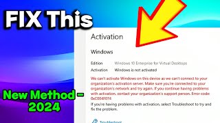 Fix Error Code 0xC004F074 In Windows 10 [upl. by Calvina]