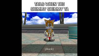 Tails shimmy shimmy ya 🦊 sonic memes [upl. by Giefer220]