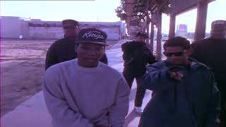 NWA  Straight Outta Compton Clean Version Enhanced 1080p Music Video [upl. by Ailito]