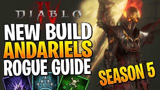 NEW S5 ANDARIELS ROGUE BUILD IS THE NEW META Diablo 4 Rogue Build Season 5 [upl. by Adele]