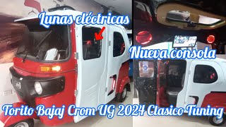 TORITO BAJAJ CROM UG 2024 EN FIBRAAT CLASICA LUNAS ELECTRICAS 2024 [upl. by Aihtennek363]