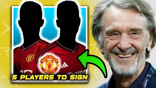 5 Players Man Utd Should Sign In January Or the Summer [upl. by Esereht153]