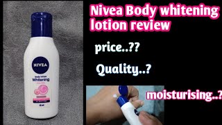 Nivea body whitening lotion review should you buy it [upl. by Belita484]