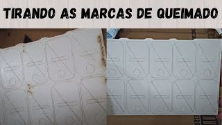 Como tirar as marcas de queimado do MDF resinado [upl. by Jago195]