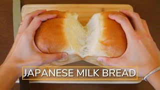 How to Make Japanese Milk Bread  Shokupan  Tangzhong Method [upl. by Laurice]