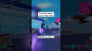 Will you green screen this vid fortnite fnclips fortnitefunny subscribe gaming [upl. by Branen]