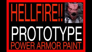 HELLFIRE PROTOTYPE POWER ARMOR PAINT TOUR FALLOUT 76 hellfire power armor paint Does it Add Anything [upl. by Charleton]