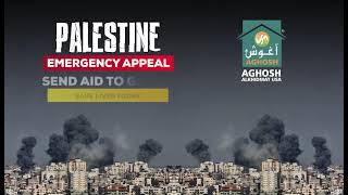 🚨 Urgent Appeal Aghosh Alkhidmat USAs gaza palestine Relief Efforts 🙏 [upl. by Nagaem]