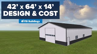 42 x 64 Pole Barn Design Tips and Cost [upl. by Ettenig]