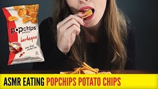 POPChips Potato Chips ASMR Chewing Super Crunchy No Talking ASMR [upl. by Atile]