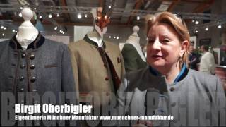 Münchner Manufaktur  Tracht amp Country Frühjahr 2017 Messe Salzburg [upl. by Klarika]