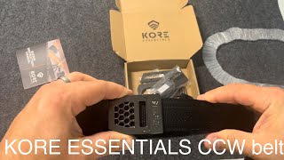 KORE Essentials 15” CCW belt and Gunmetal buckle Do you even think about the belt you use for CCW [upl. by Roach]