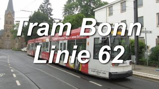 Video Straßenbahnlinie 62 Teilstrecke der Stadtwerke Bonn GmbH im Jahr 2013 [upl. by Verine]