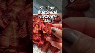 Air Fryer Dehydrated Strawberry Chips  a guilt free snacks for weight watchers airfryrecipes [upl. by Ddal131]