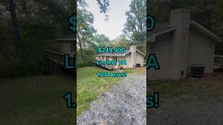 ⛰️Mountain Home on 126 Acres houseforsale jcfrealestate mountainhomes linden [upl. by Nisay]