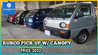 RUSCO PICK UP W CANOPY PRICE 2022 [upl. by Nanahs]