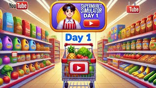 Supermarket Simulator Day 1 – The Craziest Start Ever  Hindi gameplay [upl. by Skelton]