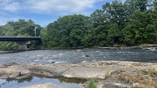 Young swimmer taken to hospital after rescue at Limington Rapids [upl. by Mellen]