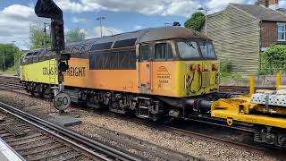 Colas rail class 59 59094 leaving tonbridge station [upl. by Can]