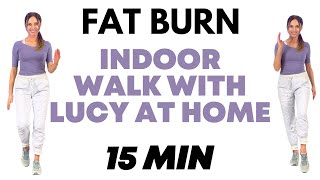 Walk at Home  15 Minute Fat Burning Indoor Walk [upl. by Ame973]