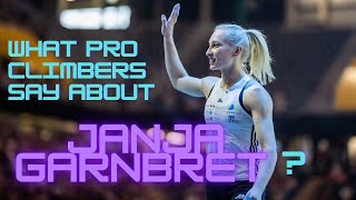 What pro climbers say about Janja Garnbret Jakob Schubert Brooke Raboutou Jain Kim and others [upl. by Hirz674]