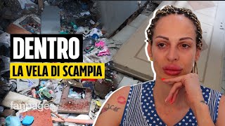 Viaggio dentro la Vela Rossa di Scampia a Napoli quotRischiamo ogni giorno Questa non è vitaquot [upl. by Socem]