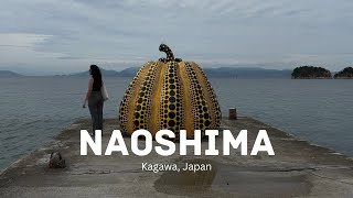 Japan vlog ch5  Naoshima  contemporary art museums Tadao Ando architecture real life sounds [upl. by Toile615]