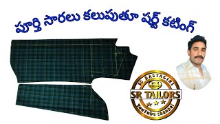 chest 37 gents shirt cuttingmens fitting shirt cuttingamp stitchingtelugu [upl. by Acissaj]