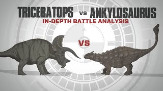 Triceratops vs Ankylosaurus  Battle FACE OFF  InDepth Combat Analysis [upl. by Renmus663]