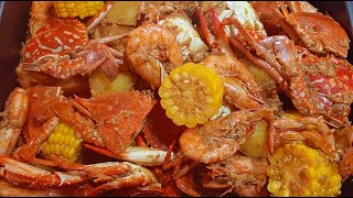 BEST CAJUN SEAFOODS RECIPE  HOW TO COOK SUPER YUMMY SEAFOODS WITH CAJUN BUTTER GARLIC SAUCE RECIPE [upl. by Wardle259]