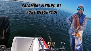 First time Fishing at Port Welshpool fishing fishingaustralia calamari fishingtrips [upl. by Ynohtnanhoj]