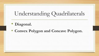 Convex and Concave Polygons  What is a Diagonal  Class 8th  NCERT  CBSE  Chapter 3 [upl. by Ahsinal]