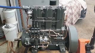 1930 Gardner 3L2 test run after overhaul [upl. by Adnohser]