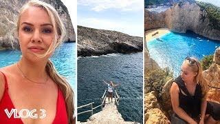 VLOG 3 Zatoka Wraku zwiedzanie samochodem Porto Roxa  Zakynthos [upl. by Eidod]