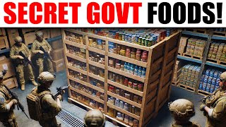 10 FOODS the Government SECRETLY Stockpiles And You Should Too [upl. by Hgielrac325]