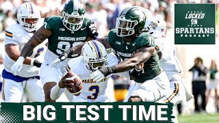 MSU football run defense can show how strong it is What  chance does MSU have to win each game [upl. by Lebiralc]