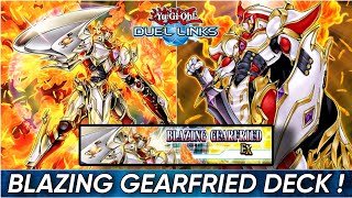 NEW STRUCTURE DECK EX   Blazing Gearfried  YuGiOh Duel Links [upl. by Nomyar]