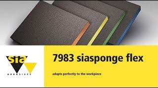 siaproduct  siasponge abrasive pad  Colourcoded foam abrasives [upl. by Pedersen]